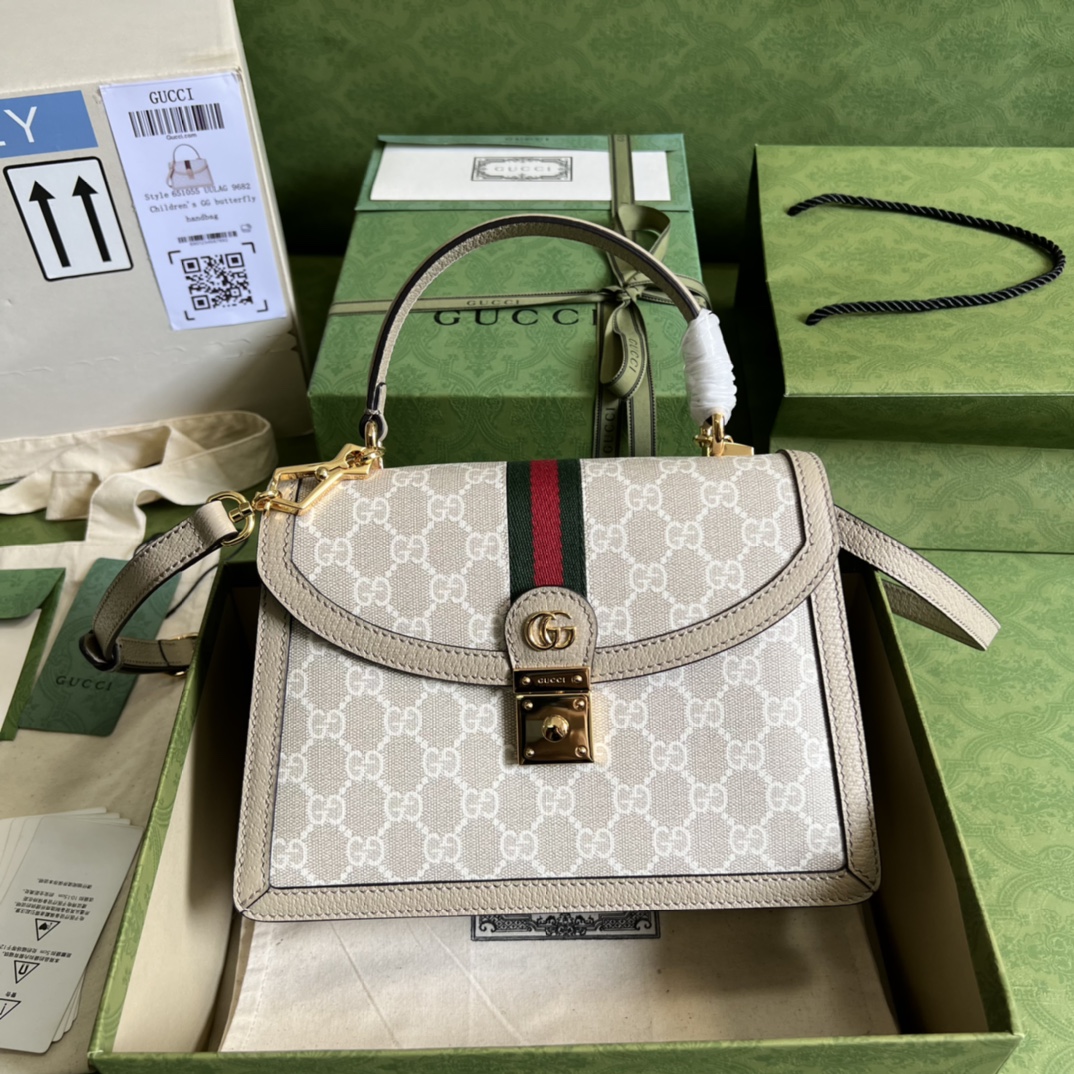 Ophidia small top handle bag with Web