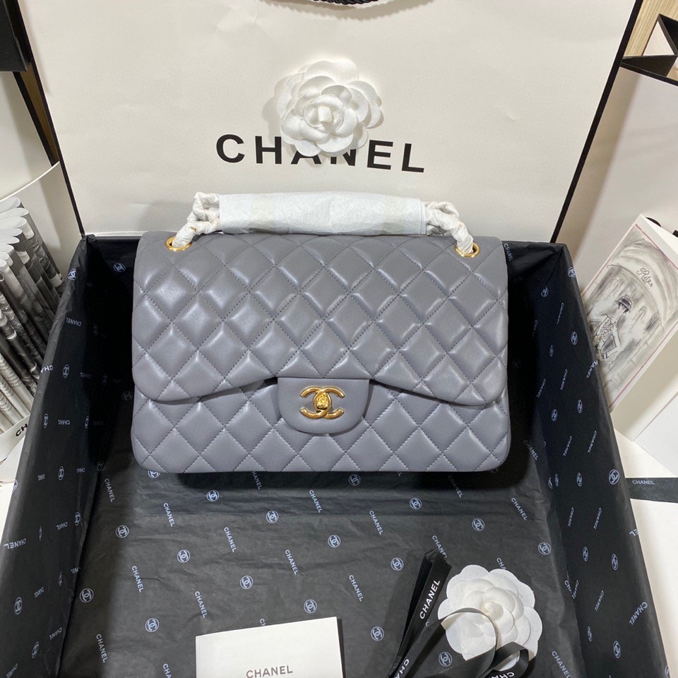 Ch**el Flap Bag Large