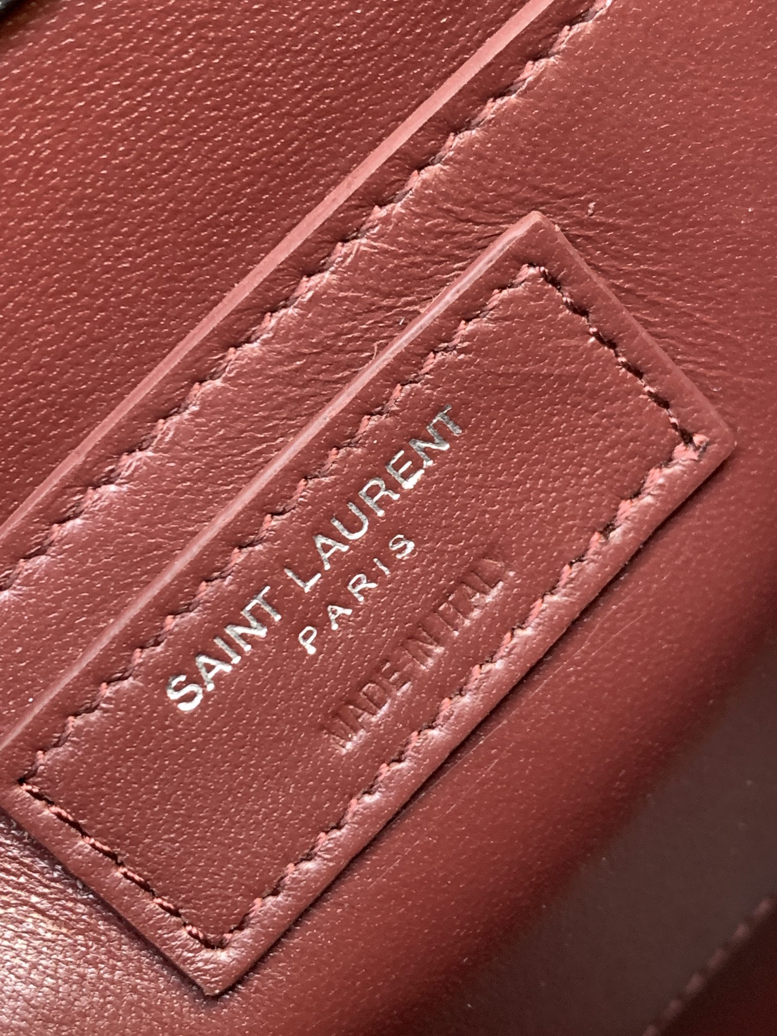 CASSANDRA MEDIUM TOP HANDLE BAG IN GRAIN DE POUDRE EMBOSSED LEATHER