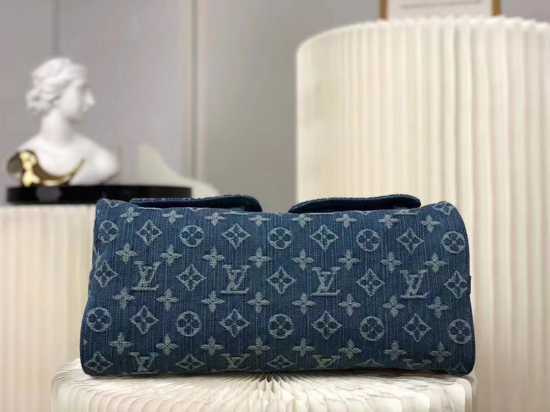 L0vis Vvtt0n Monogram Denim Neo Speedy Blue
