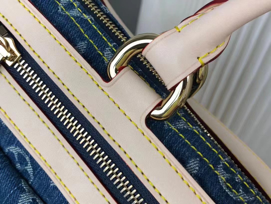 L0vis Vvtt0n Monogram Denim Neo Speedy Blue