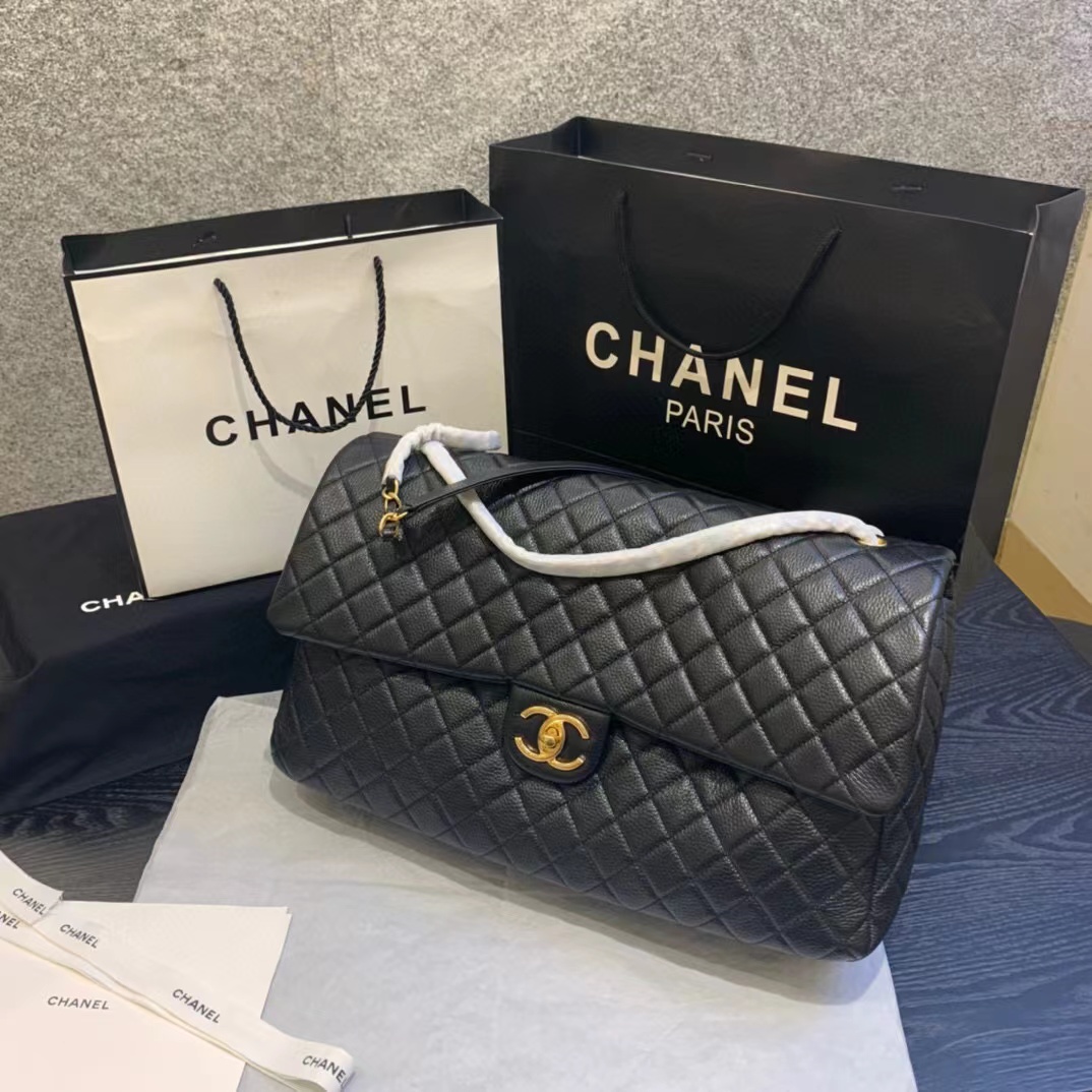 Ch**el XXL Airline Flap Bag