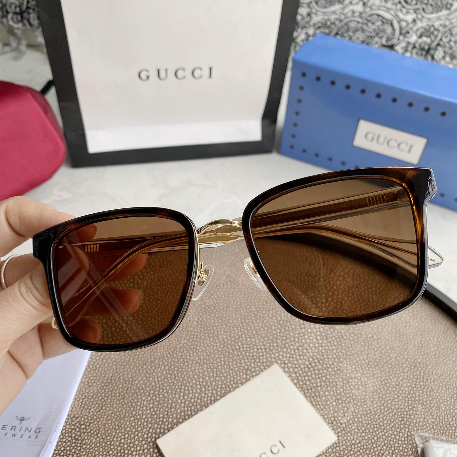 Gvc*1 Eyewear square tinted sunglasses