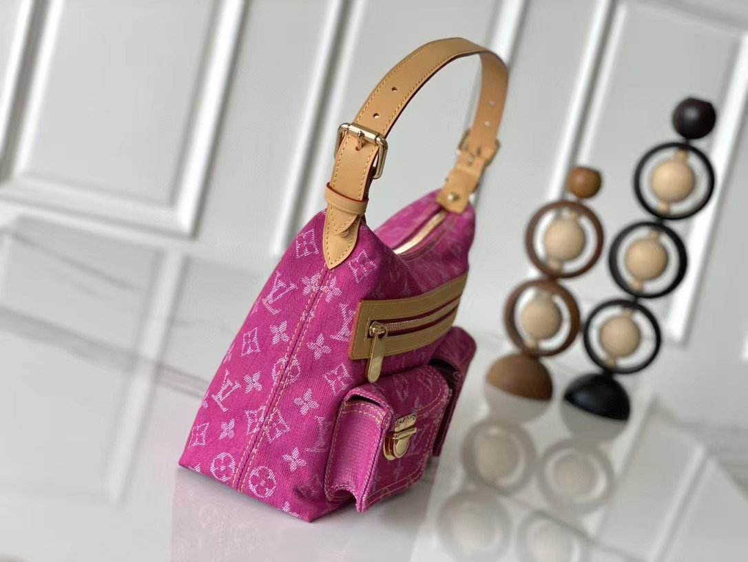 L0vis Vvtt0n Denim Monogram Denim Baggy