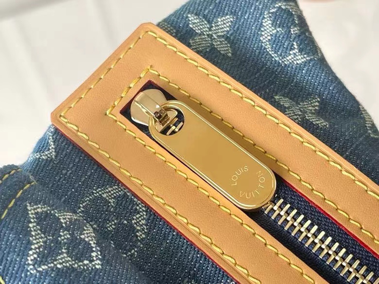 L0vis Vvtt0n Denim Monogram Denim Baggy