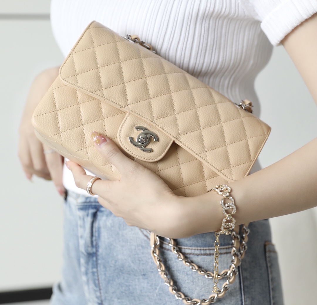 Ch**el small classic flap bag