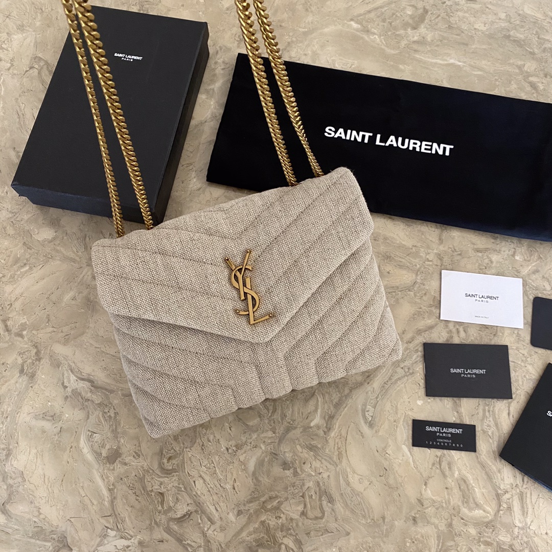 LOULOU SMALL BAG IN Y-QUILTED LEATHER