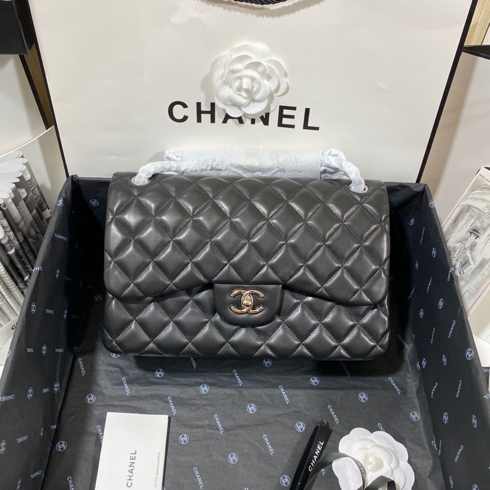 Ch**el Flap Bag Large