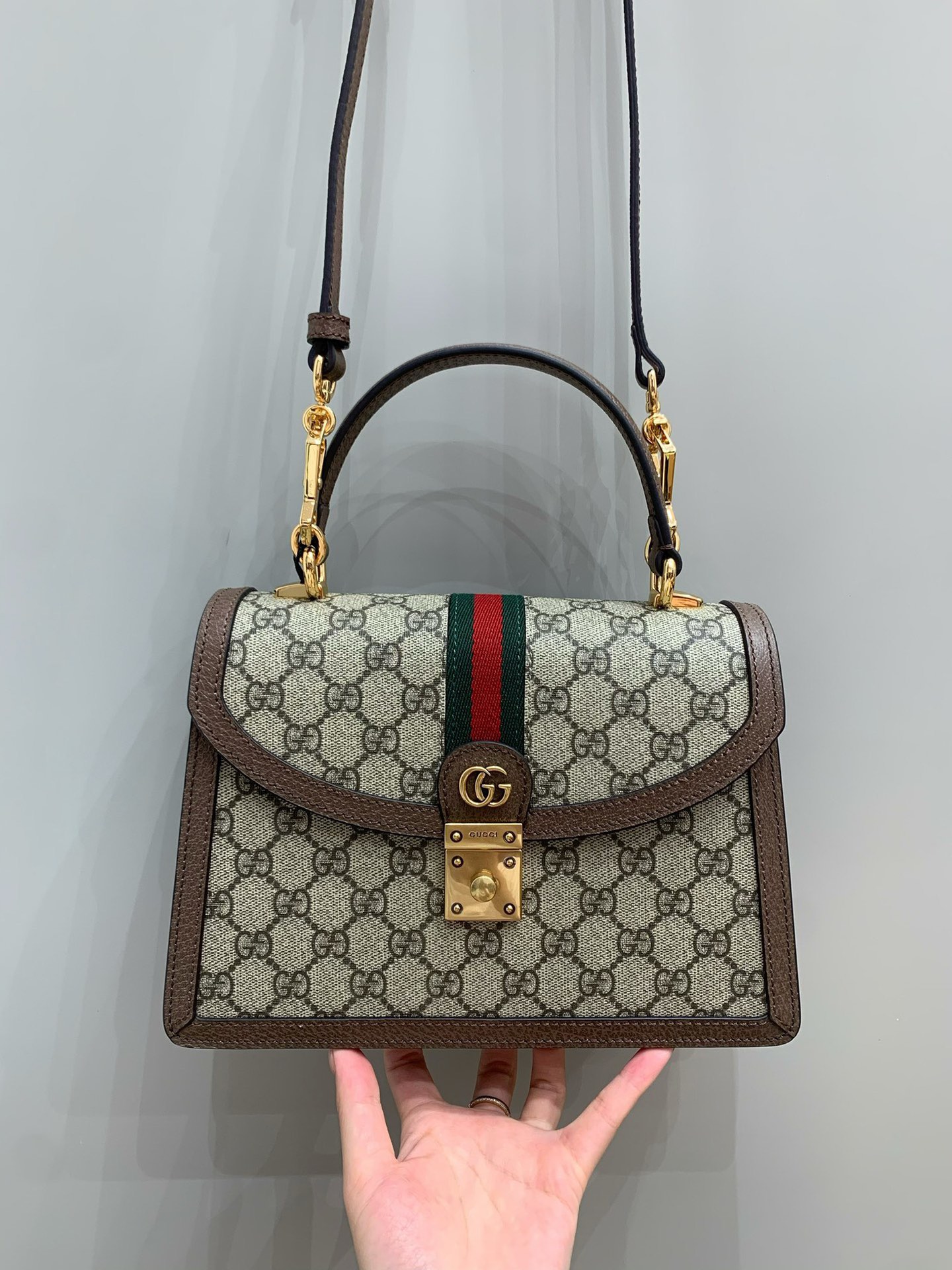 Ophidia Top handle bag