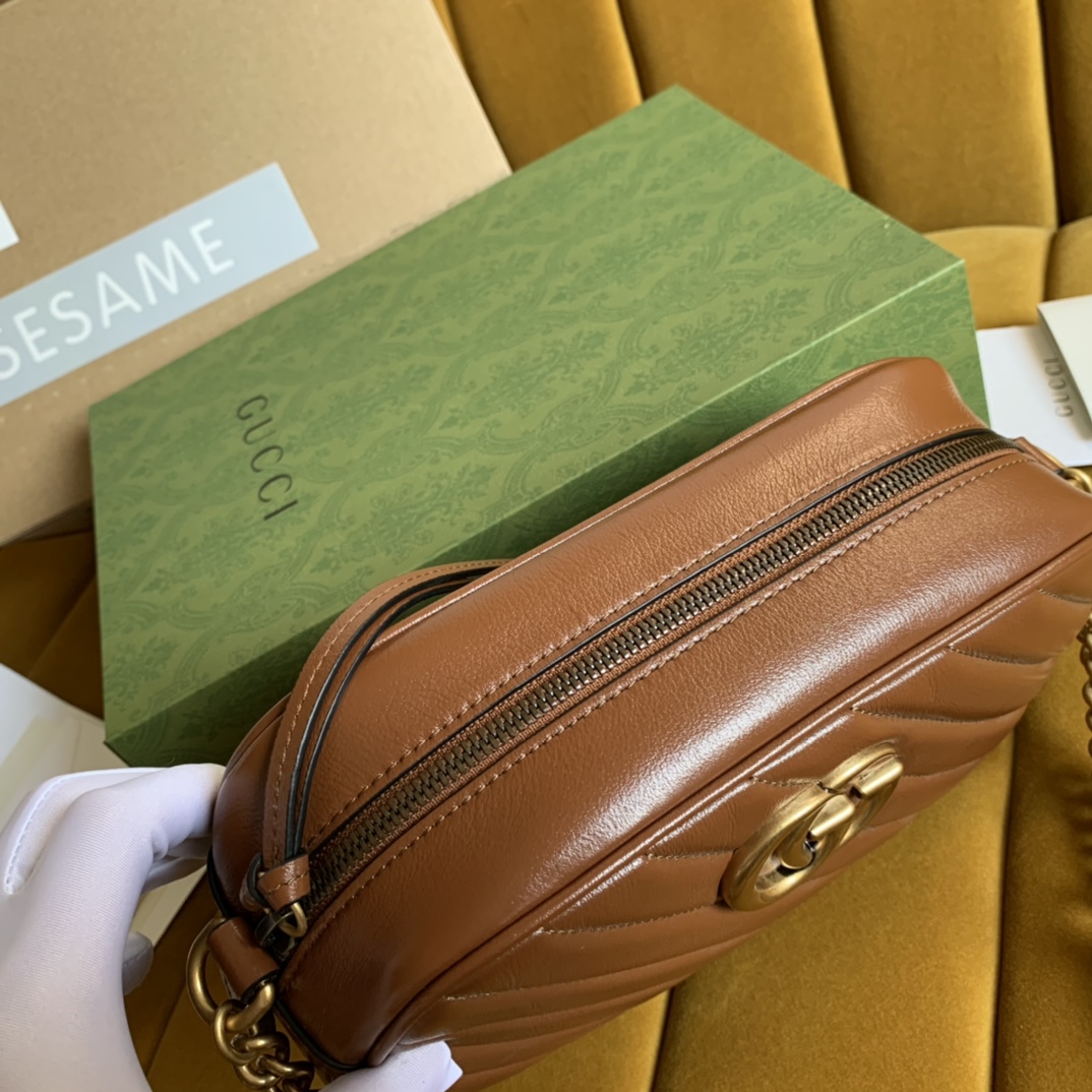 GG Marmont small matelassé shoulder bag