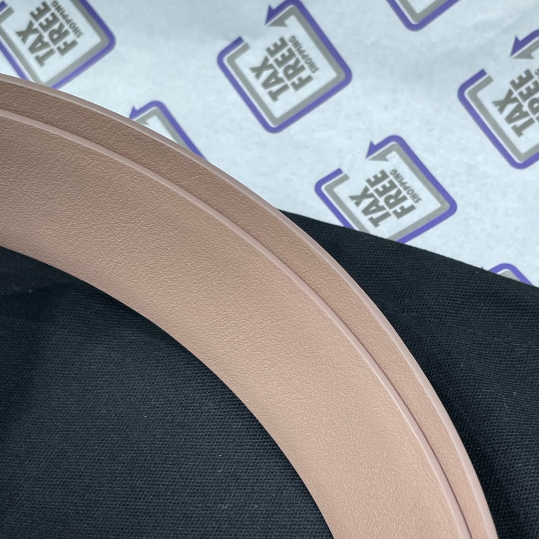 Ch**el Red Patent Leather CC Logo Belt