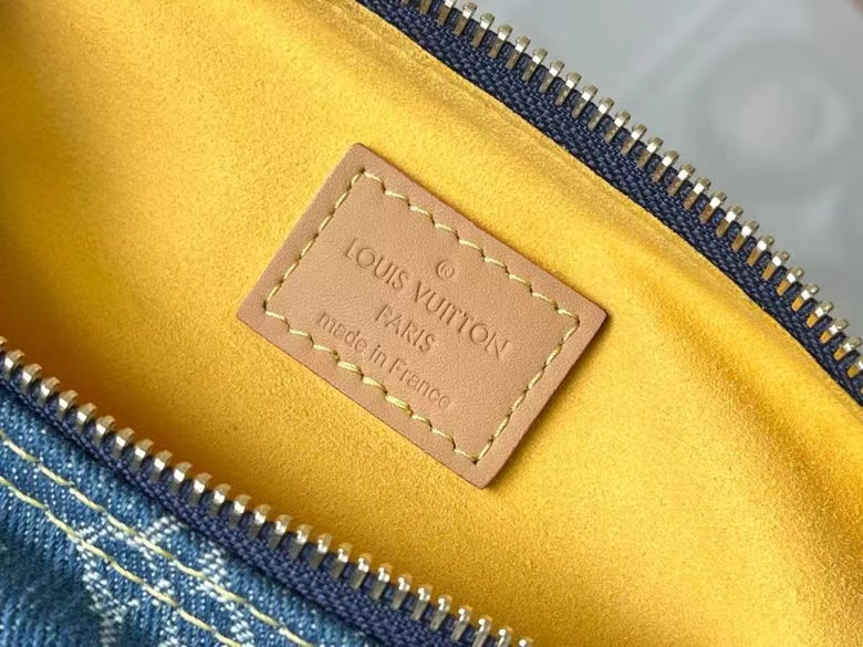 L0vis Vvtt0n Denim Monogram Denim Baggy