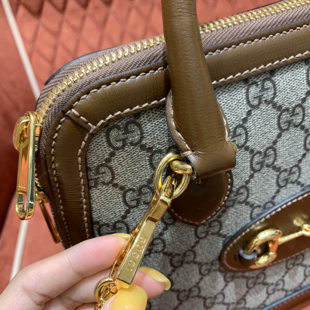 Horsebit handbag