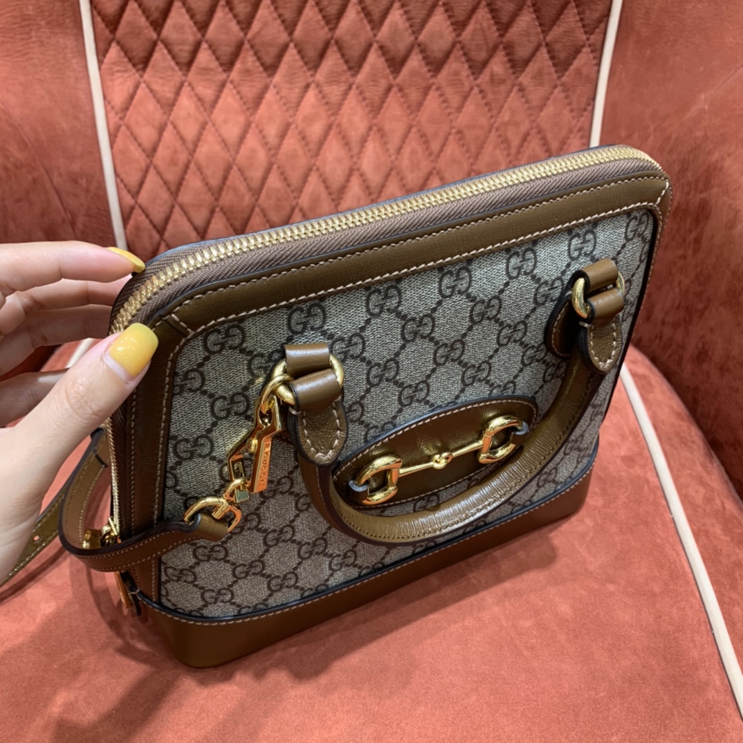 Horsebit handbag