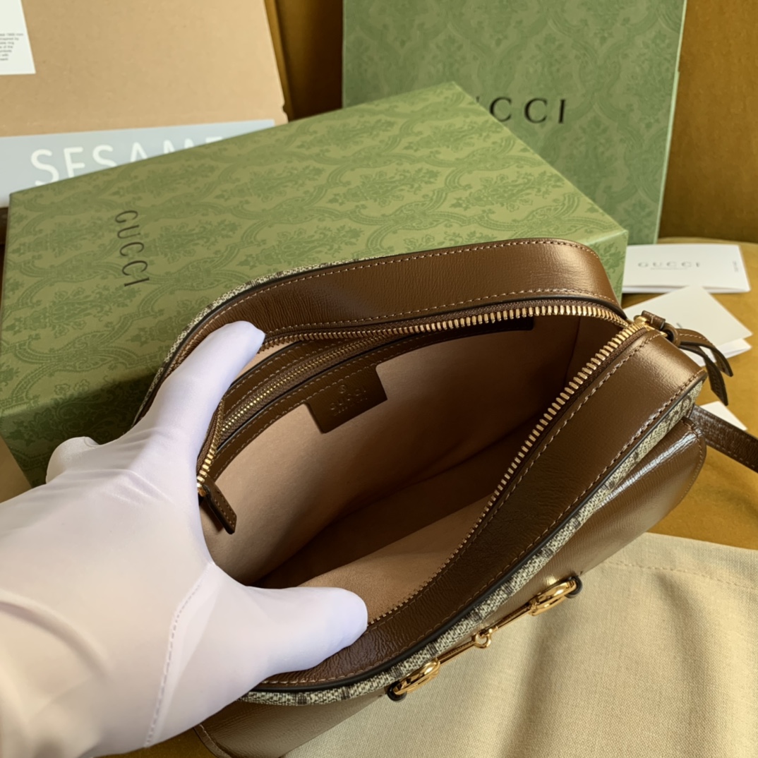 Gvc*1 Horsebit 1955 small shoulder bag