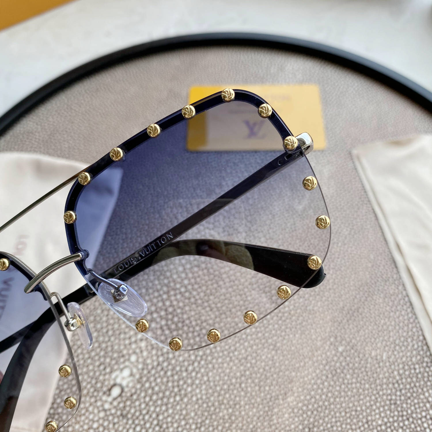 New D1am0nd Inlaid Women’s Flat Mirror Anti Blue Mirror Computer Goggle Play Phone Eye Protection