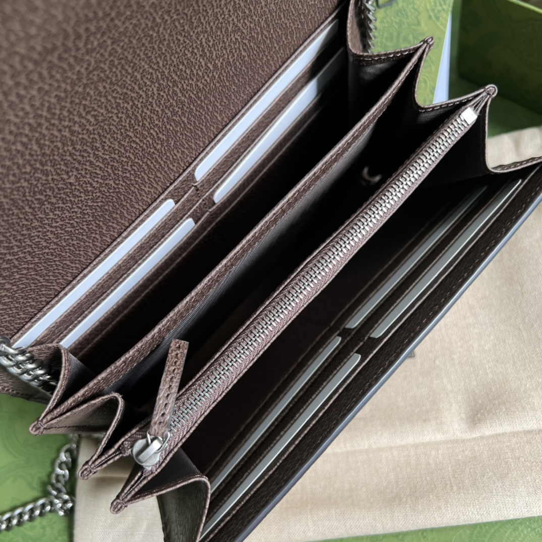 Dionysus jumbo GG chain wallet