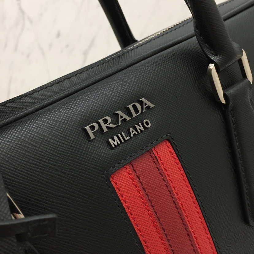 Saffiano Leather Work Bag