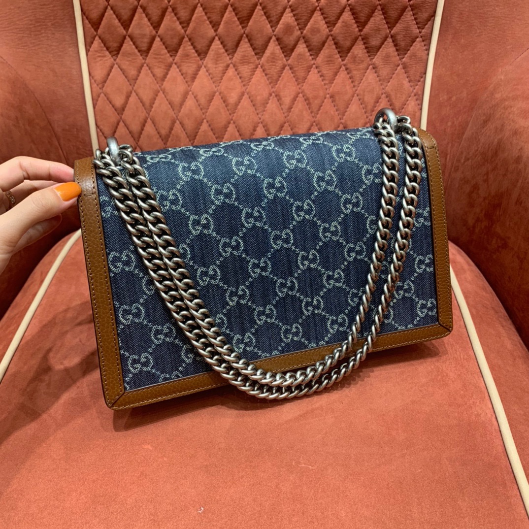 Gv*c1 denim shoulder bag