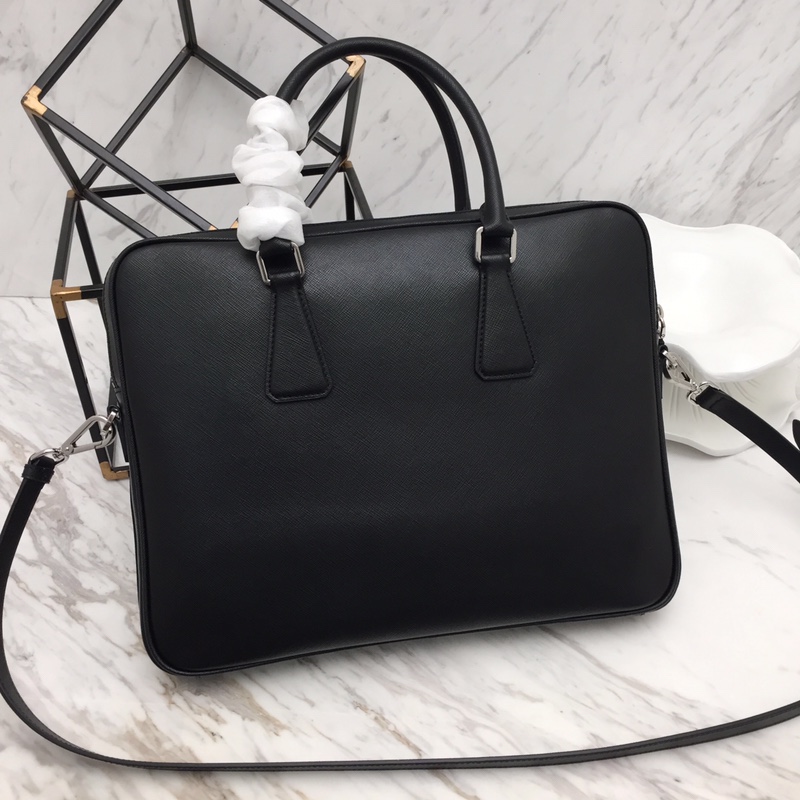 Saffiano Leather Work Bag