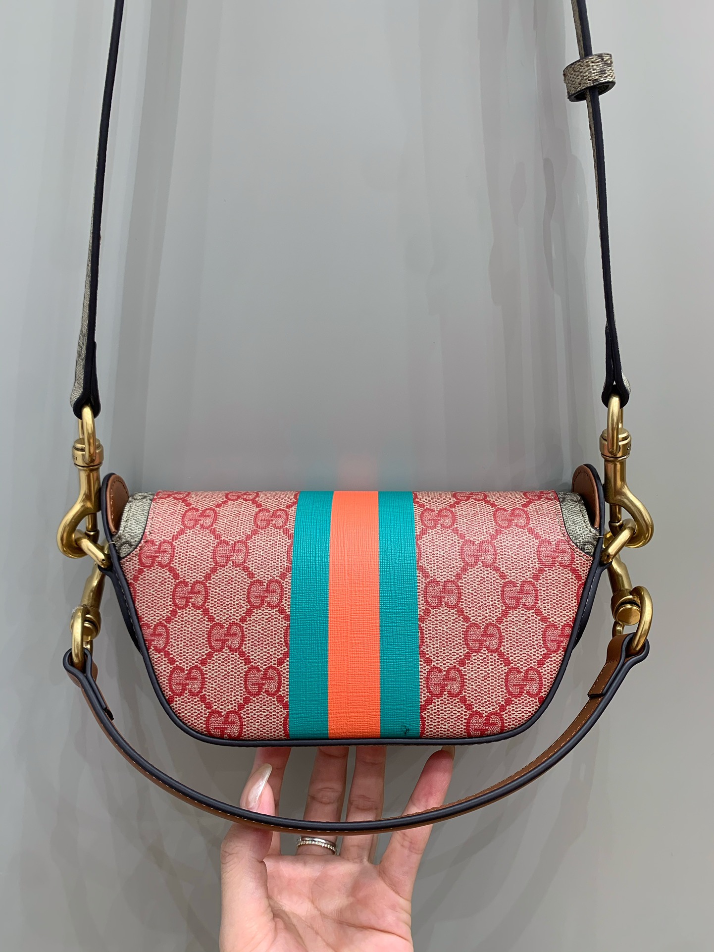 Mini Canvas GG Svp*me Top-Handle Bag