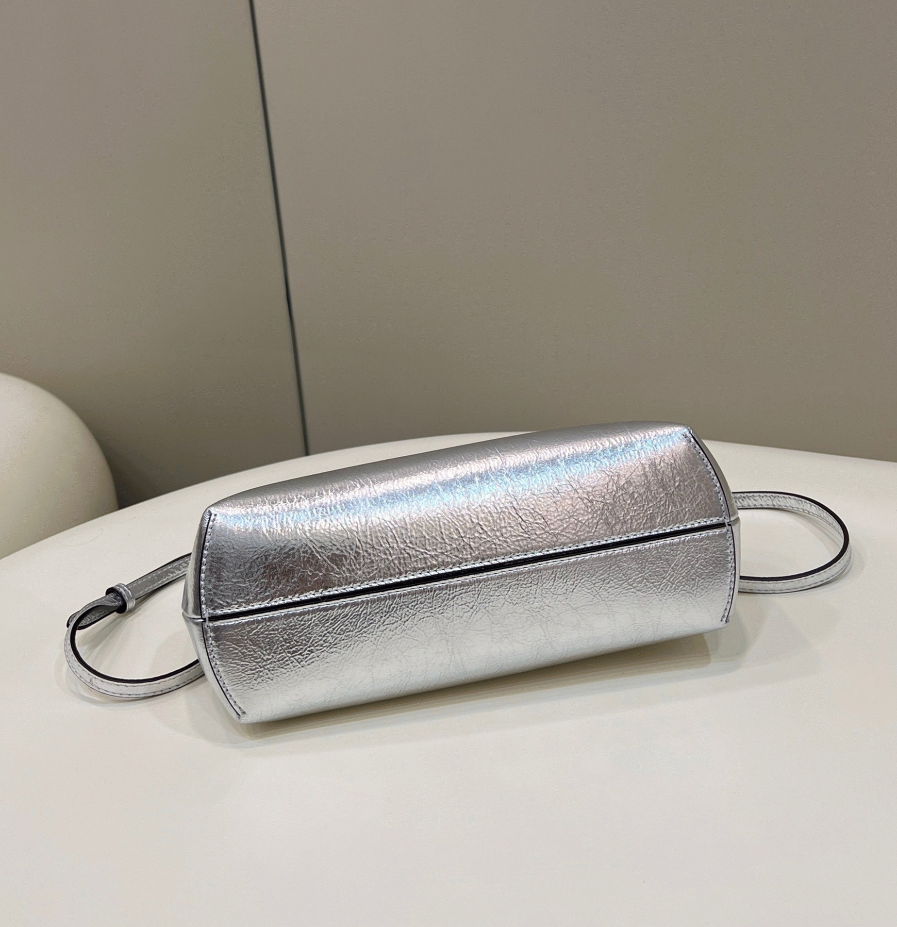 Top Quality Knockoff F**di First Small Bag In Silver