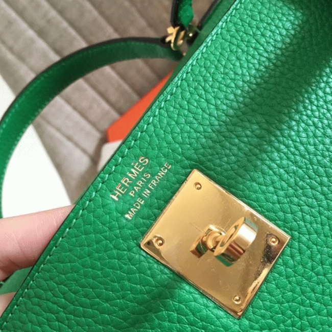 Bamboo Clemence Replica H**me5 Kelly Retourne 28cm Handbag