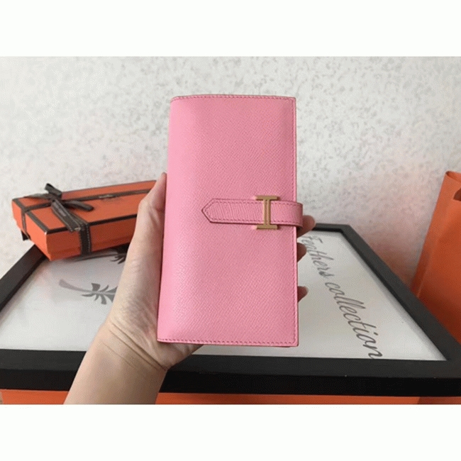 Pink Replica H**me5 Bearn Wallet