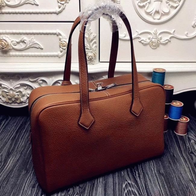 Brown AAA Fake H**me5 Victoria II 35cm Bag