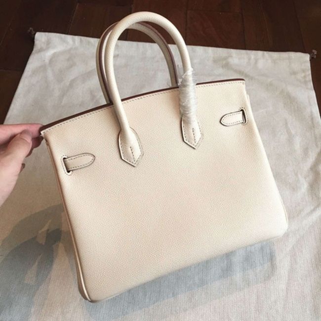 Beige H**me5 Birkin 25cm Affordable Copy