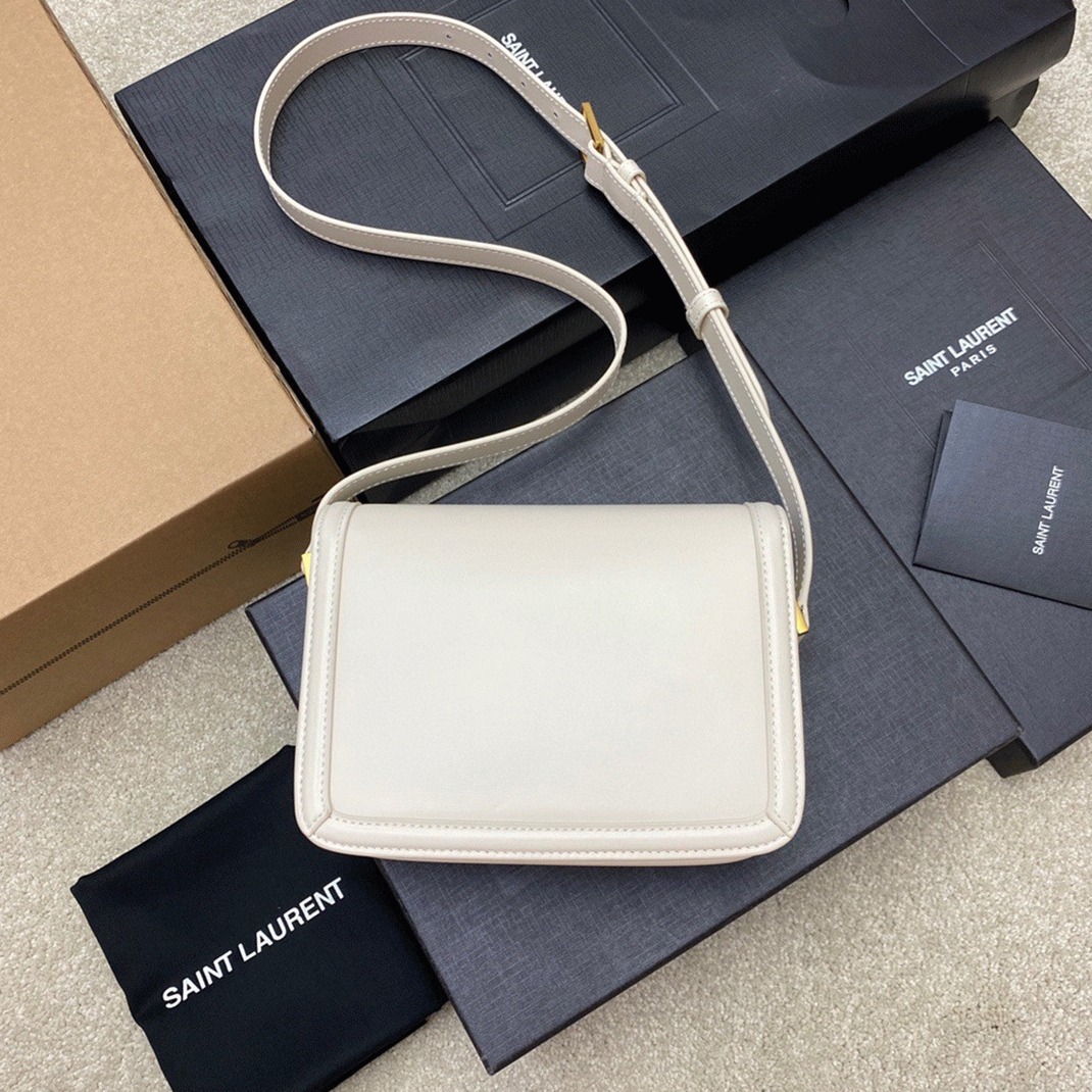 Replica Sa1nt Lau*nt Small Solferino Bag White Calfskin