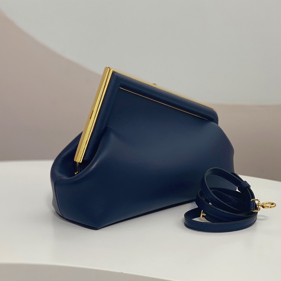 Top Quality Replica F**di First Small Bag In Dark Blue
