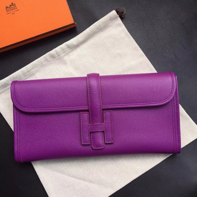Cyclamen Replica 1:1 H**me5 Jige Elan 29 Bright Pink Clutch