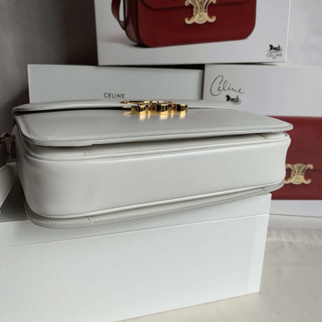 Top Quality Replica Ce1i*e Triomphe Large Bag In White