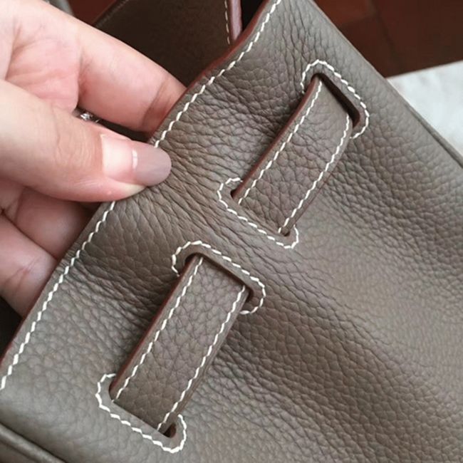 Etoupe H**me5 Birkin 25cm Premium Knockoff