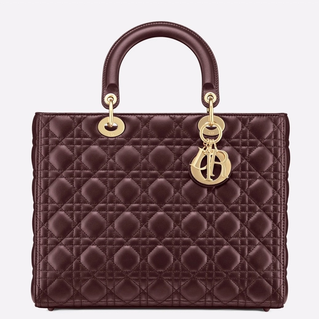 D10r Lady D10r Large Bag Fake in Bordeaux