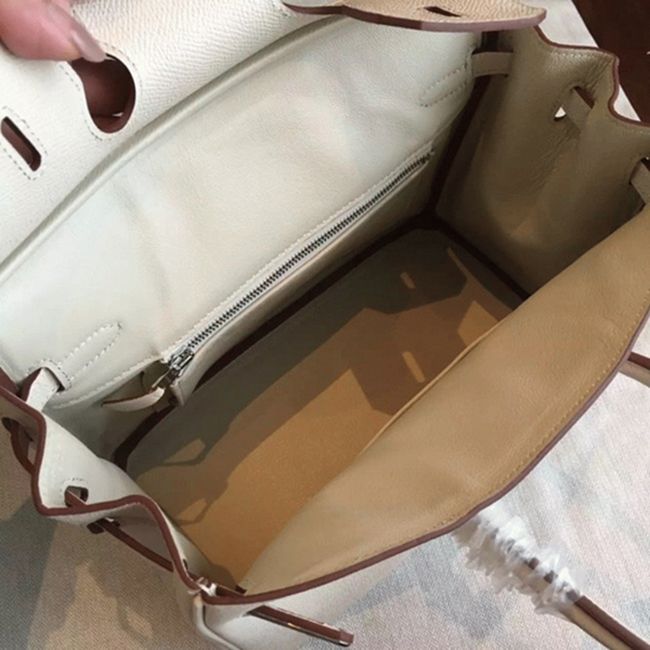 Beige H**me5 Birkin 25cm Affordable Copy