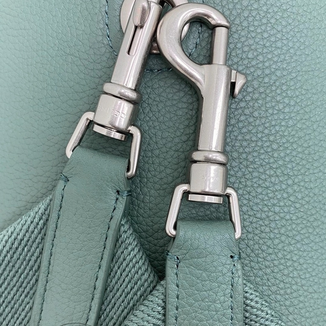 Top Quality Replica Ce1i*e Sangle Small Bucket Bag In Celadon Calfskin