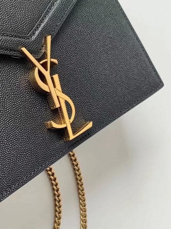 Replica Sa1nt Lau*nt Cassandra Medium Chain Bag Black