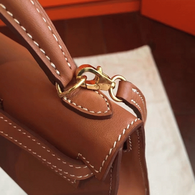 Gold Swift Replica H**me5 Kelly 20cm Premium Quality Bag
