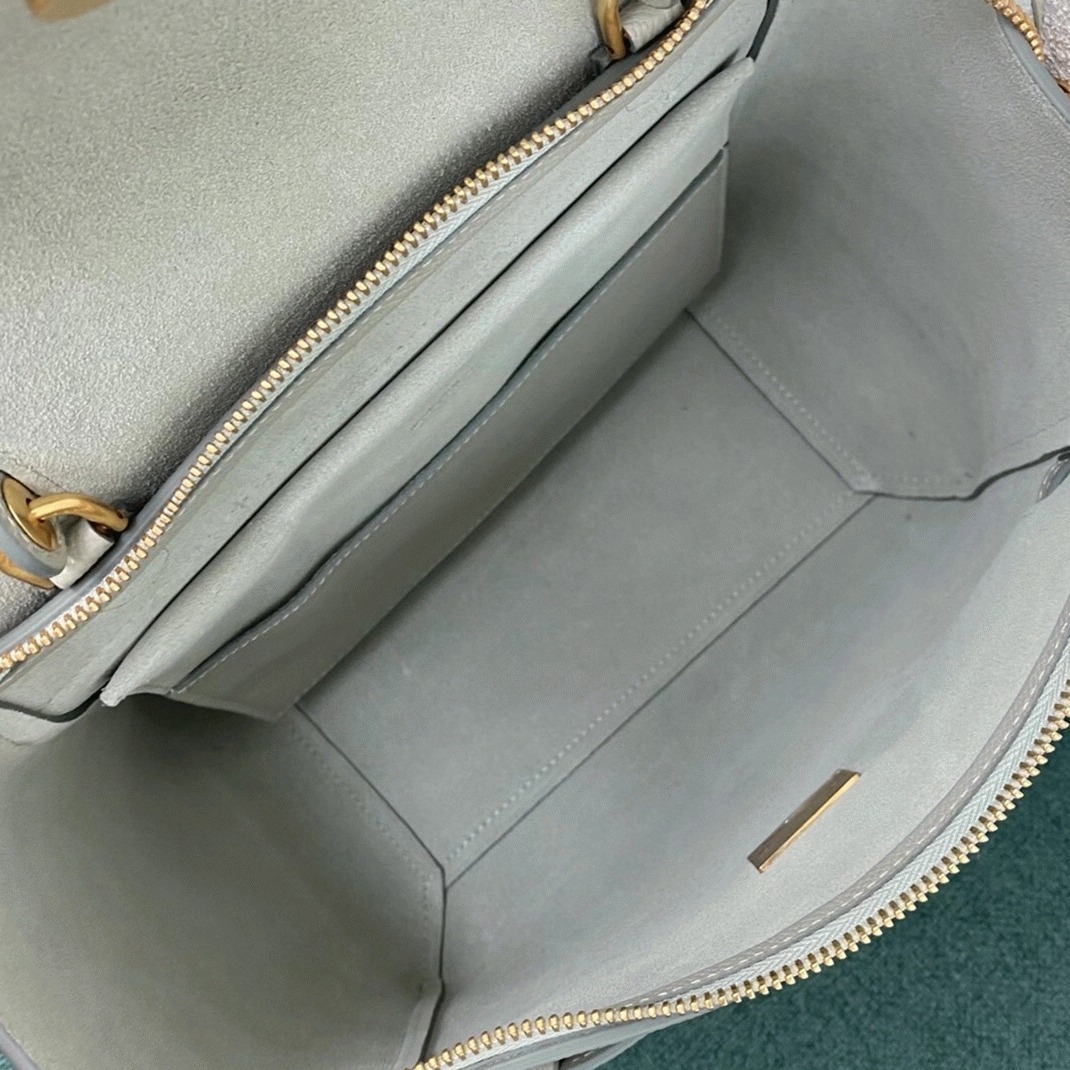 Ce1i*e Micro Belt Bag Knockoff in Vert D eau