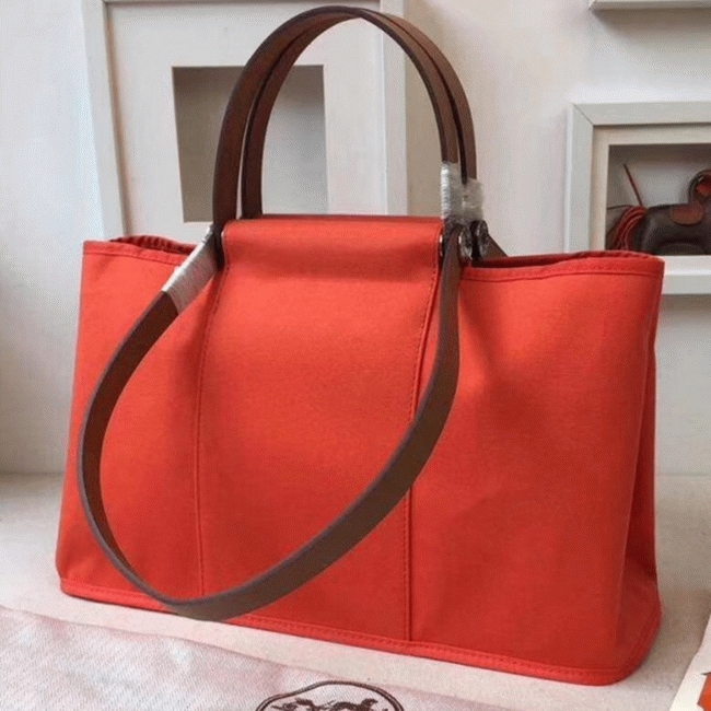 Capucine Canvas Replica H**me5 Cabag Elan Chic Canvas Bag