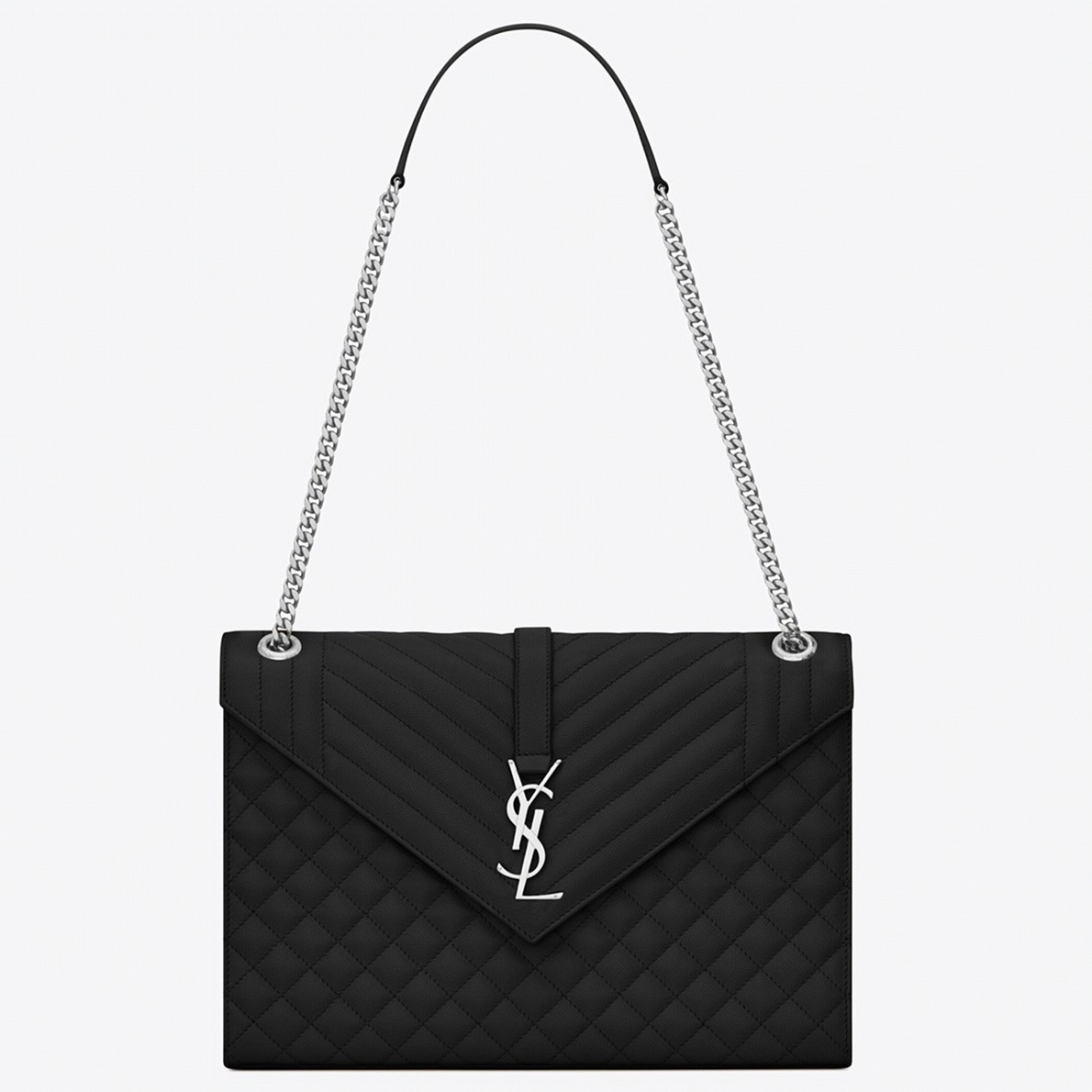 Replica Sa1nt Lau*nt Envelope Large Bag Noir