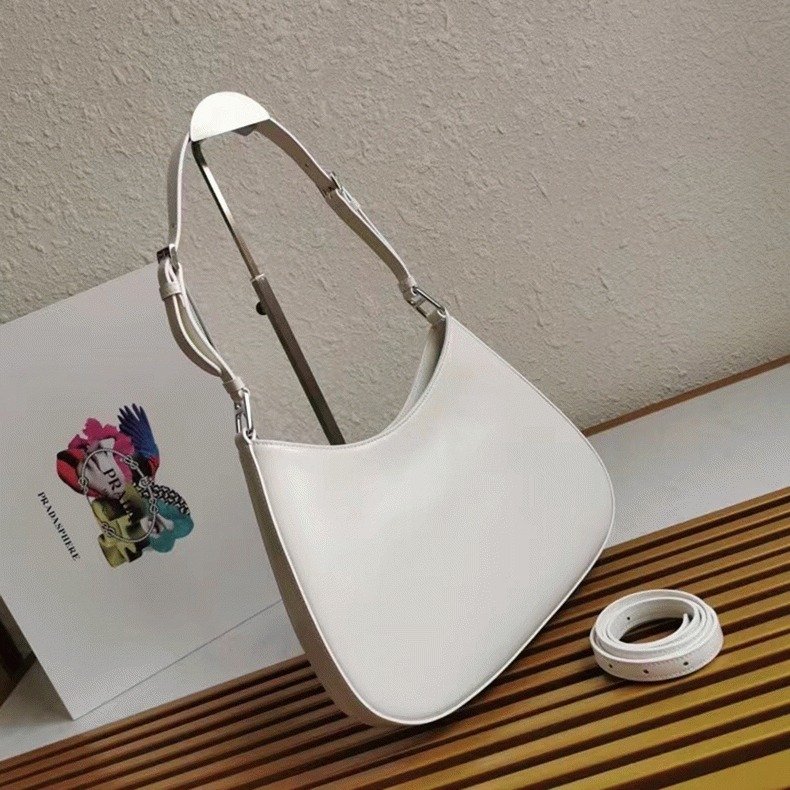 White Pra*a Cleo Small Bag Best Replica