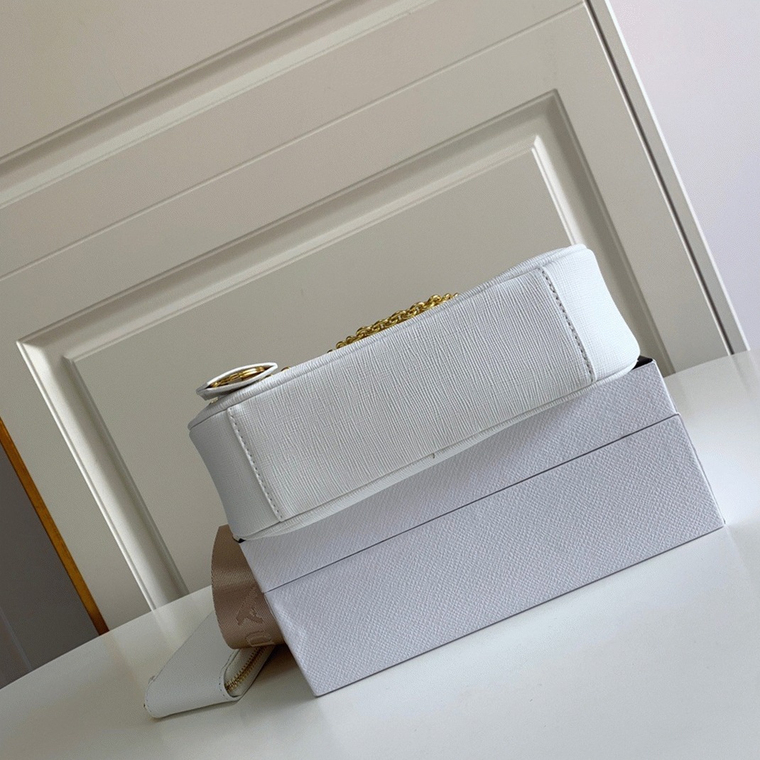 Pra*a Re-Edition 2005 Shoulder Bag Replica in White