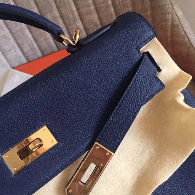 Sapphire Clemence Fake H**me5 Kelly Retourne 28cm Premium Bag