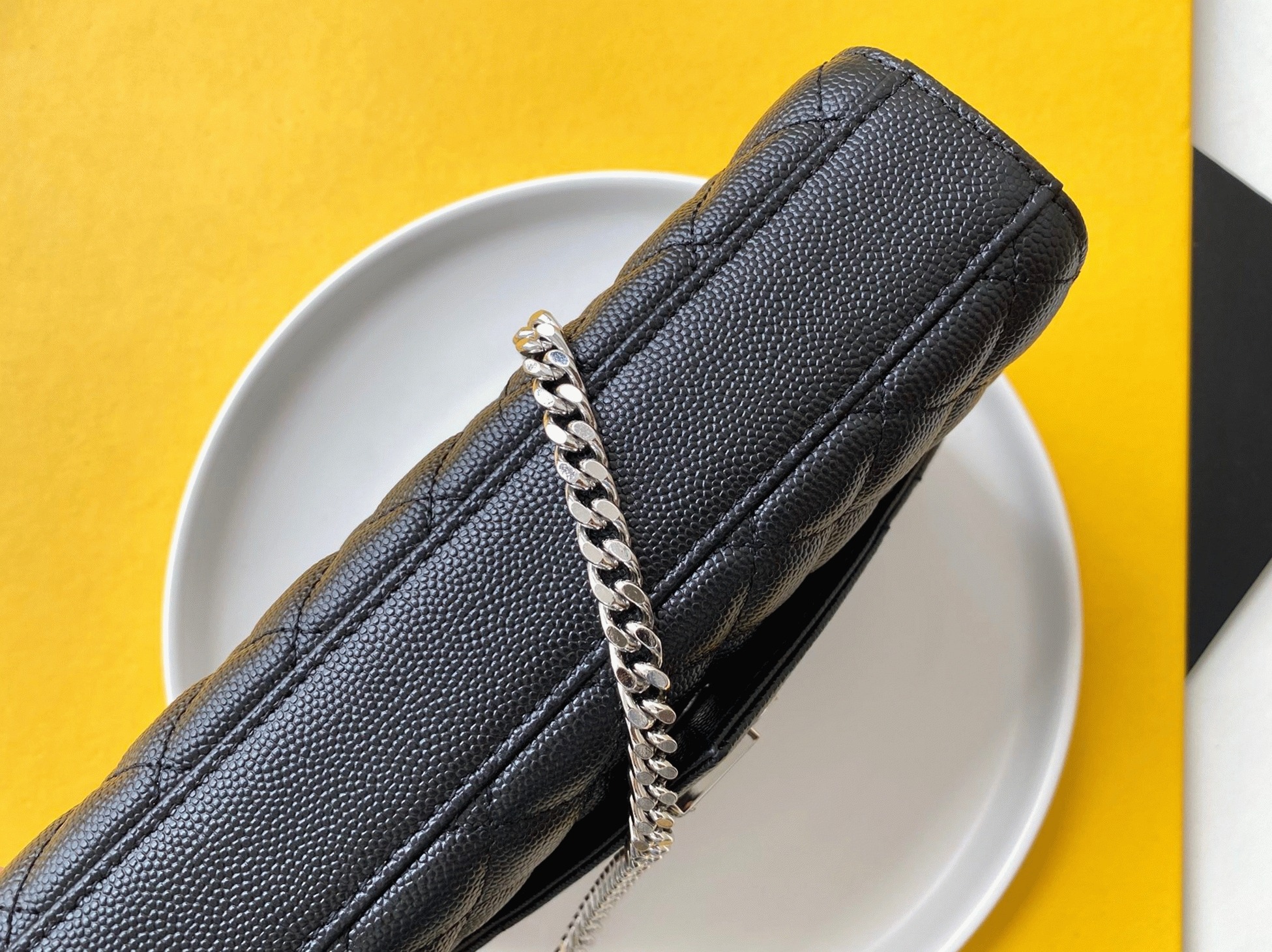 Replica Sa1nt Lau*nt Envelope Small Bag Noir