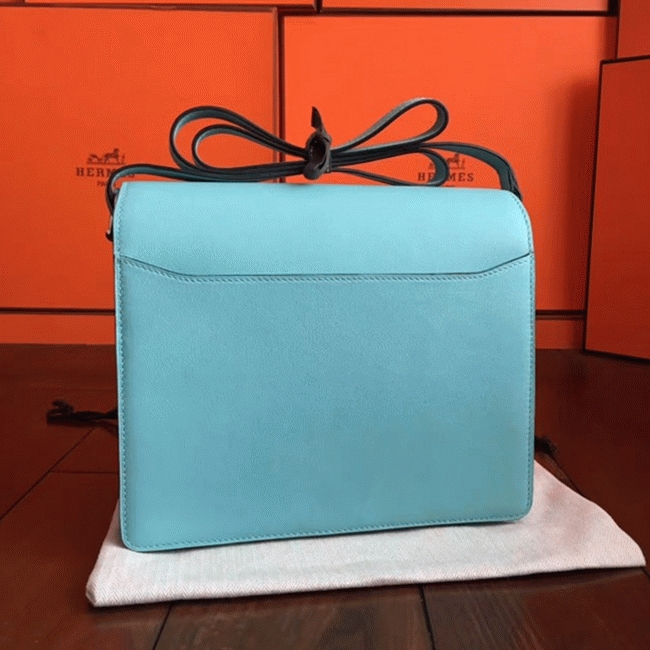 Blue atoll fake H**me5 Mini Sac Roulis handbag