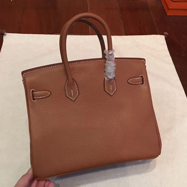 1:1 Premium Brown H**me5 Birkin 25cm Fake Bag