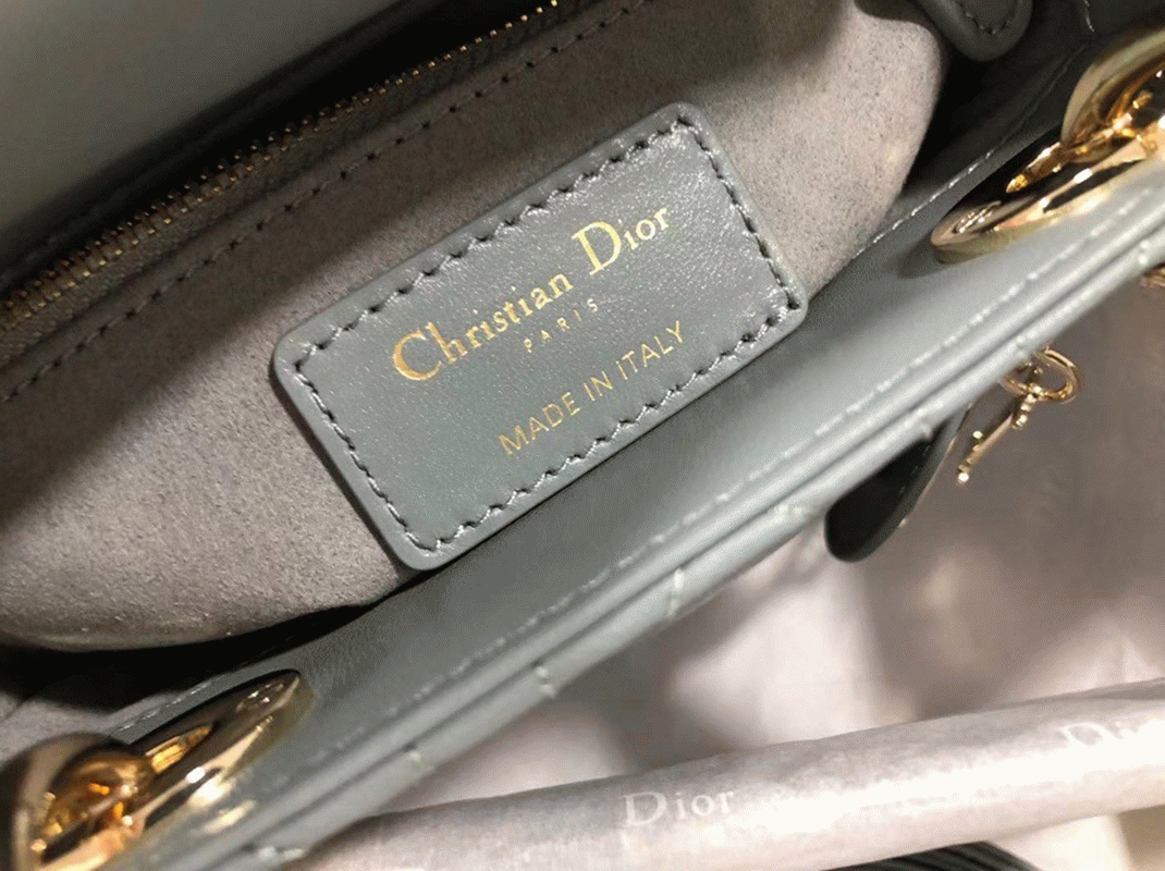 D10r Lady D10r Mini Bag Replica in Grey